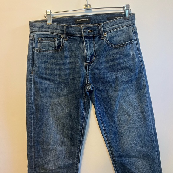 Banana republic premium denim jeans straight leg size 25 - Picture 4 of 8